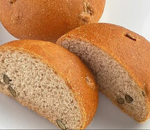 Булочка пшенично-ржаная с семечками