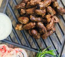 Шашлык из куриных сердечек