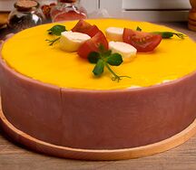 Мясной торт Сырная курочка детям