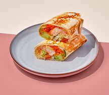 Шаурма с креветками и фунчозой