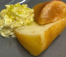 Ромовая баба с апельсиновым кремом