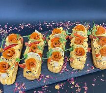 Эклеры Том ям Баклажан