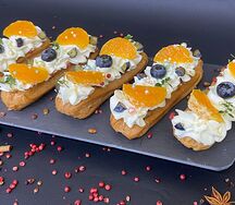 Эклеры Мандариновый Эпл