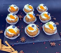 Маффины "Кэррот вишня" 