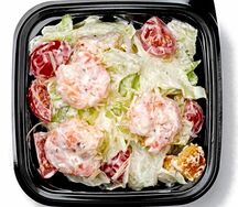 Салат Цезарь с тигровой креветкой