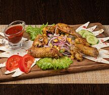 Шашлык из крыльев