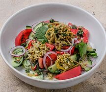 Овощной салат по-грузински с Джонджоли