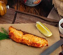 Лосось на углях