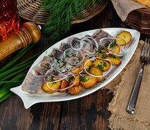 Сельдь с картофелем