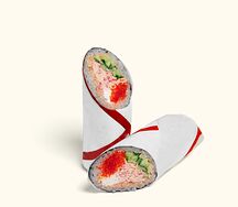 Лонг-ролл с крабом и сыром