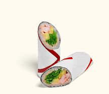 Лонг-ролл с креветкой и ананасом