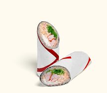 Лонг-ролл с креветкой и крабом