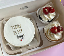 Набор Бенто-торт и 2 капкейка