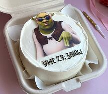 Бенто-торт Шрек 