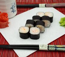 Мини-ролл с креветкой