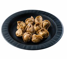 Пельмени с индейкой жареные