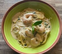 Паста с креветками