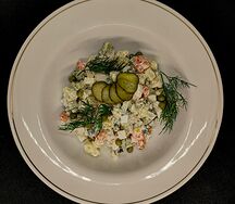 Оливье с курой