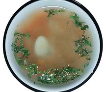 Куриный бульон с рисом