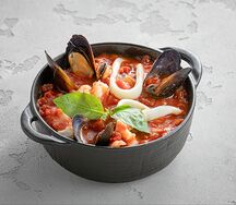 Сицилийский суп с морепродуктами