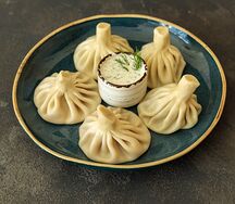 Хинкали с грибами