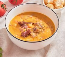 Гороховый суп с копченостями