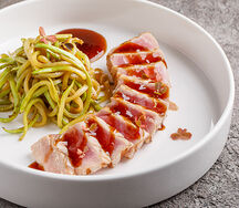 Тальята из тунца с цукини