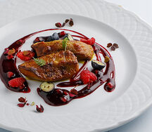 Фуа-гра с ягодами