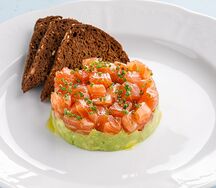 Тартар из лосося