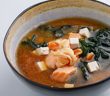 Мисо-суп с морепродуктами