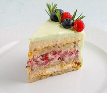 Безглютеновый Яблочно-карамельный торт