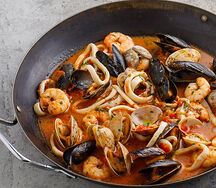 Соте из морепродуктов