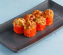 Запеченный ролл с крабом