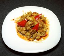 Свинина с ананасами в кисло-сладком соусе