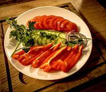 Овощная тарелка