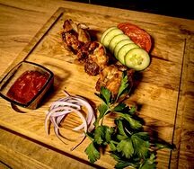 Шашлык из куриного бедра