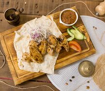 Крылышки куриные на углях