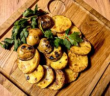 Картофель на мангале