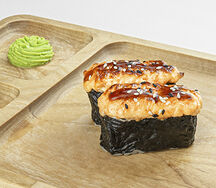 Суши запеченные с креветкой