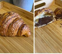 Круассан с шоколадно-ореховой начинкой