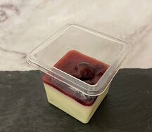 Панна котта вишня