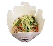 Wok лапша с курицей в соусе терияки