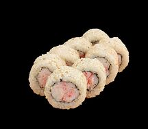 Ролл с креветкой и крабом