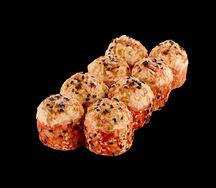 Запеченный ролл с лососем