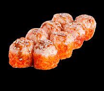 Запеченный  ролл с крабом