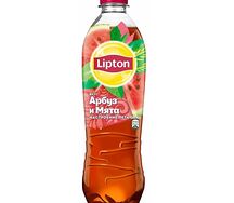 Lipton черный чай Арбуз-мята