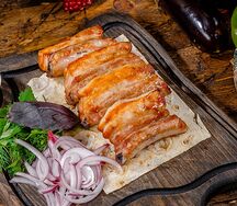 Шашлык из cвинoго ребра