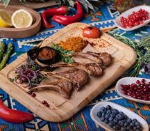 Шашлык из бараньей корейки