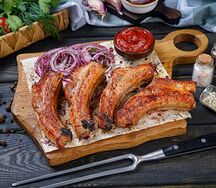 Свиные ребра острые