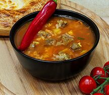 Харчо с говядиной острый